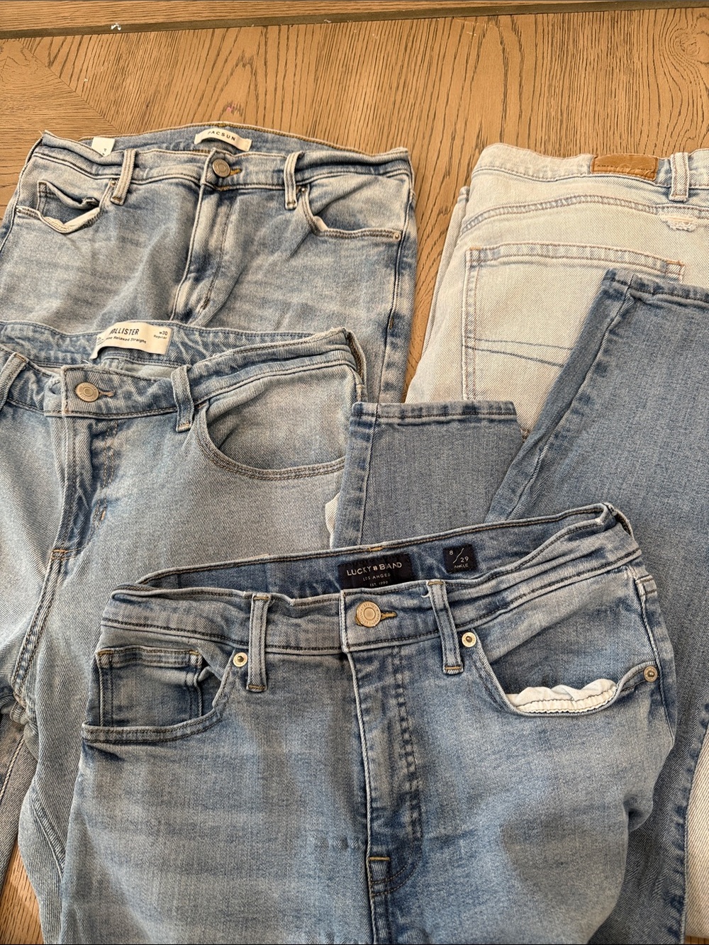 Lucky Brand Women's Light Blue Denim Jeans Pack